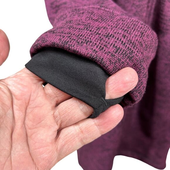 Kenneth Cole Reaction Purple Knit Headphone Access Full Zip Coat Size XXL - Picture 11 of 14